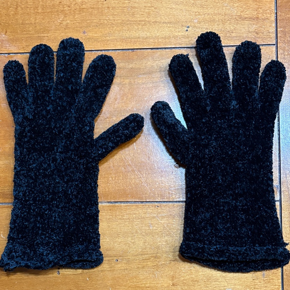 Black Soft Gloves, Stretchy and Soft